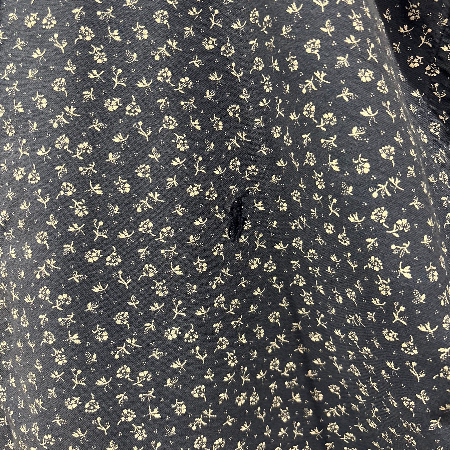 00's Polo by Ralph Lauren ラルフローレン ボタンダウン 総柄フローラル柄 半袖シャツ(2XB 3XL-4XL相当)/B2490SH-S