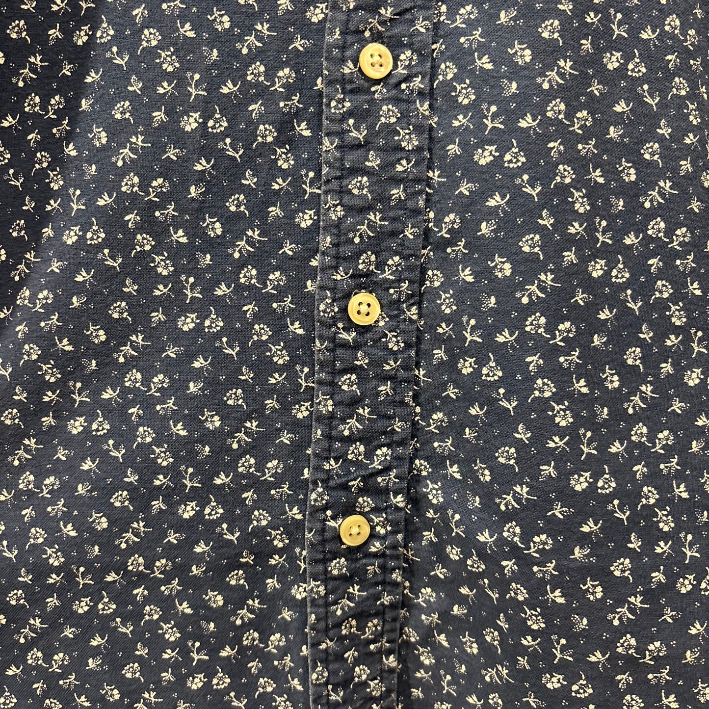 00's Polo by Ralph Lauren ラルフローレン ボタンダウン 総柄フローラル柄 半袖シャツ(2XB 3XL-4XL相当)/B2490SH-S