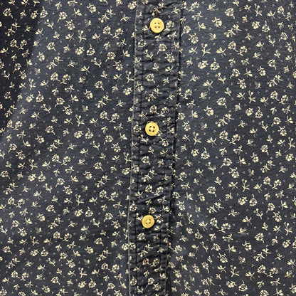 00's Polo by Ralph Lauren ラルフローレン ボタンダウン 総柄フローラル柄 半袖シャツ(2XB 3XL-4XL相当)/B2490SH-S