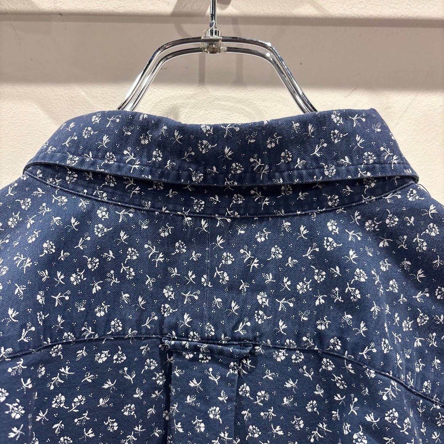 00's Polo by Ralph Lauren ラルフローレン ボタンダウン 総柄フローラル柄 半袖シャツ(2XB 3XL-4XL相当)/B2490SH-S