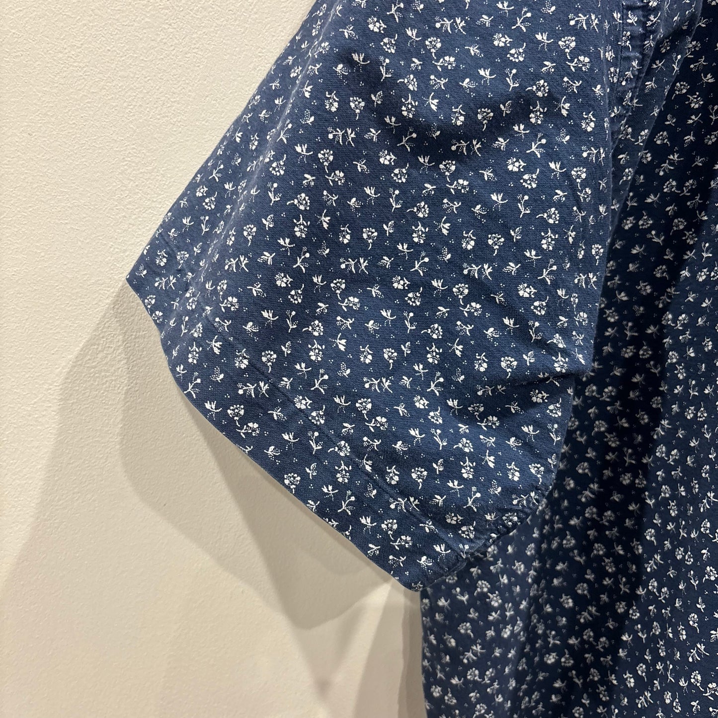 00's Polo by Ralph Lauren ラルフローレン ボタンダウン 総柄フローラル柄 半袖シャツ(2XB 3XL-4XL相当)/B2490SH-S