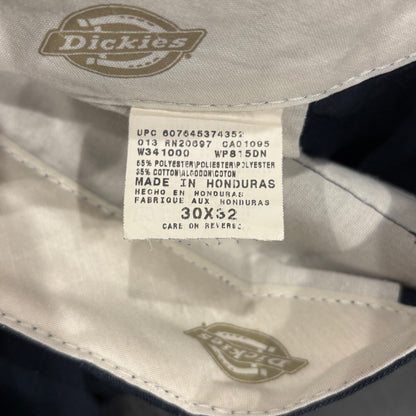 00's Dickies ディッキーズ 815 ストライプ ワークパンツ 紺 (30×32)/B2823P-SO