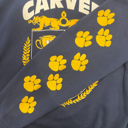90's  TULTEX "CARVER" カレッジスウェット ネイビー (L)/B1258S-SO