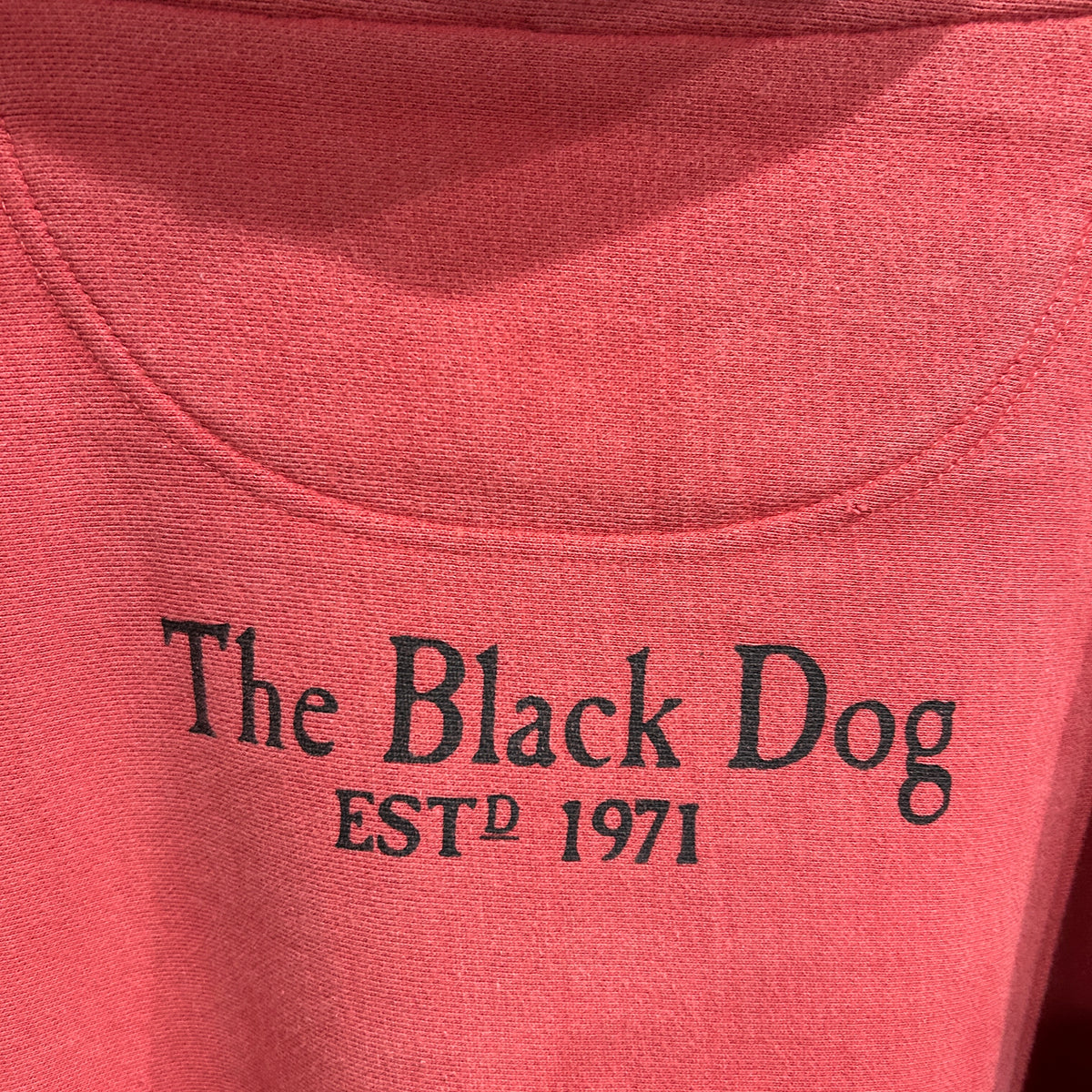 00's Black Dogs プリントスウェット フーディ リバースタイプ ピンク (M)/C1728H-SO