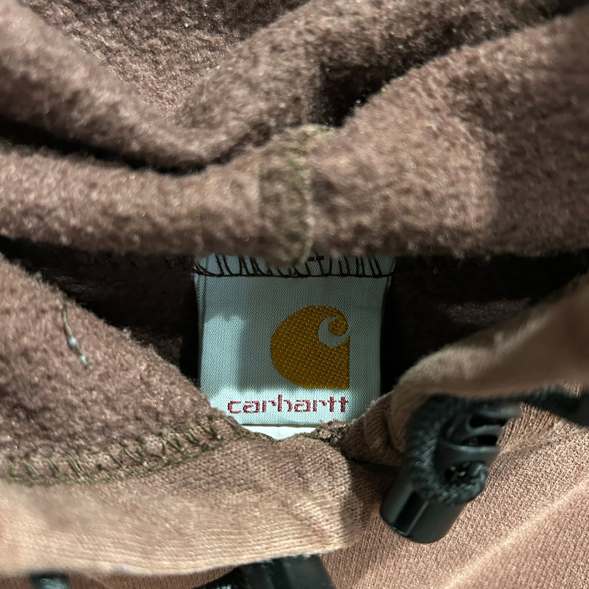 00's Carhartt カーハート スウェットフーディ 茶 (2XL)/A8377H-SO