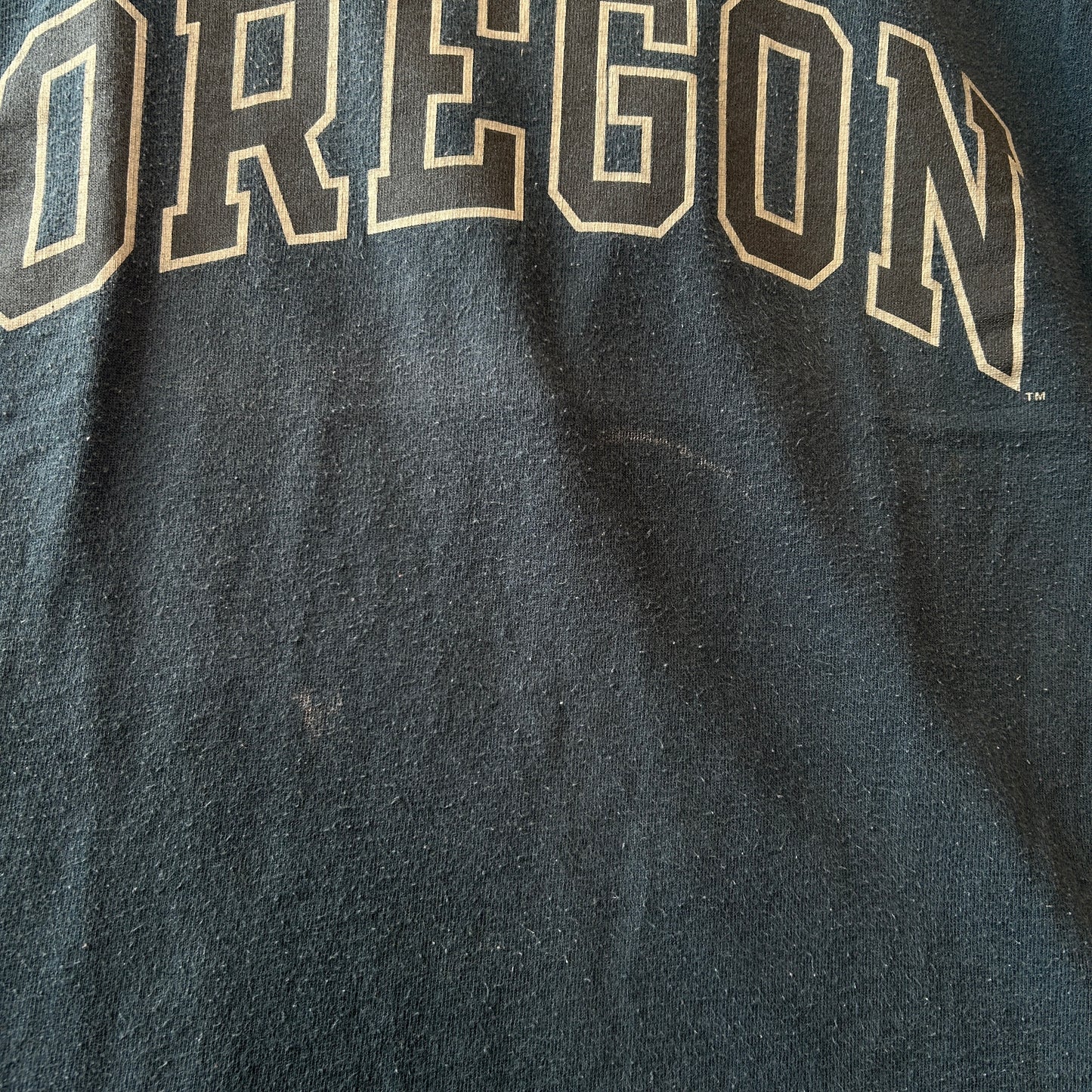 90's Champion チャンピオン OREGON カレッジTシャツ (M)/C0960T-SO
