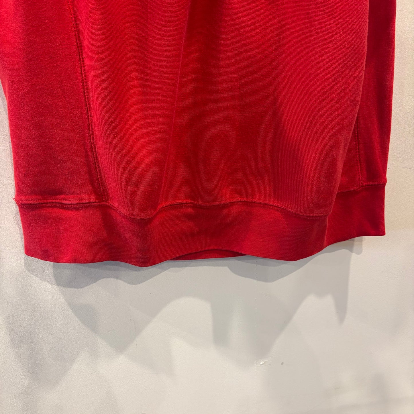 90's STEVE & BARRY'S  "TEXAS TECH" カレッジスウェット 赤(L)/A7891S-SO
