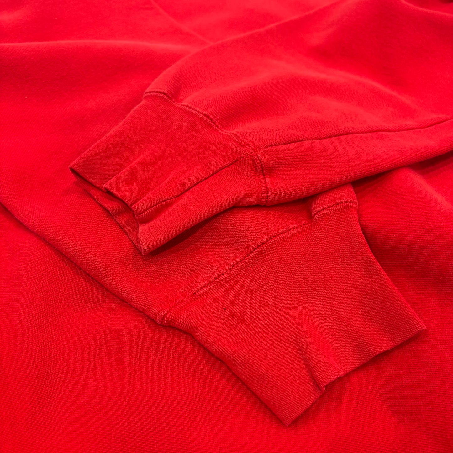 90's STEVE & BARRY'S  "TEXAS TECH" カレッジスウェット 赤(L)/A7891S-SO