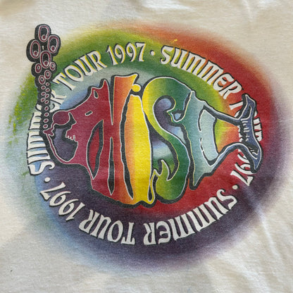 90's PHISH フィッシュ 1997'Summer Tour Tシャツ 白(XL)/A6522T-SO