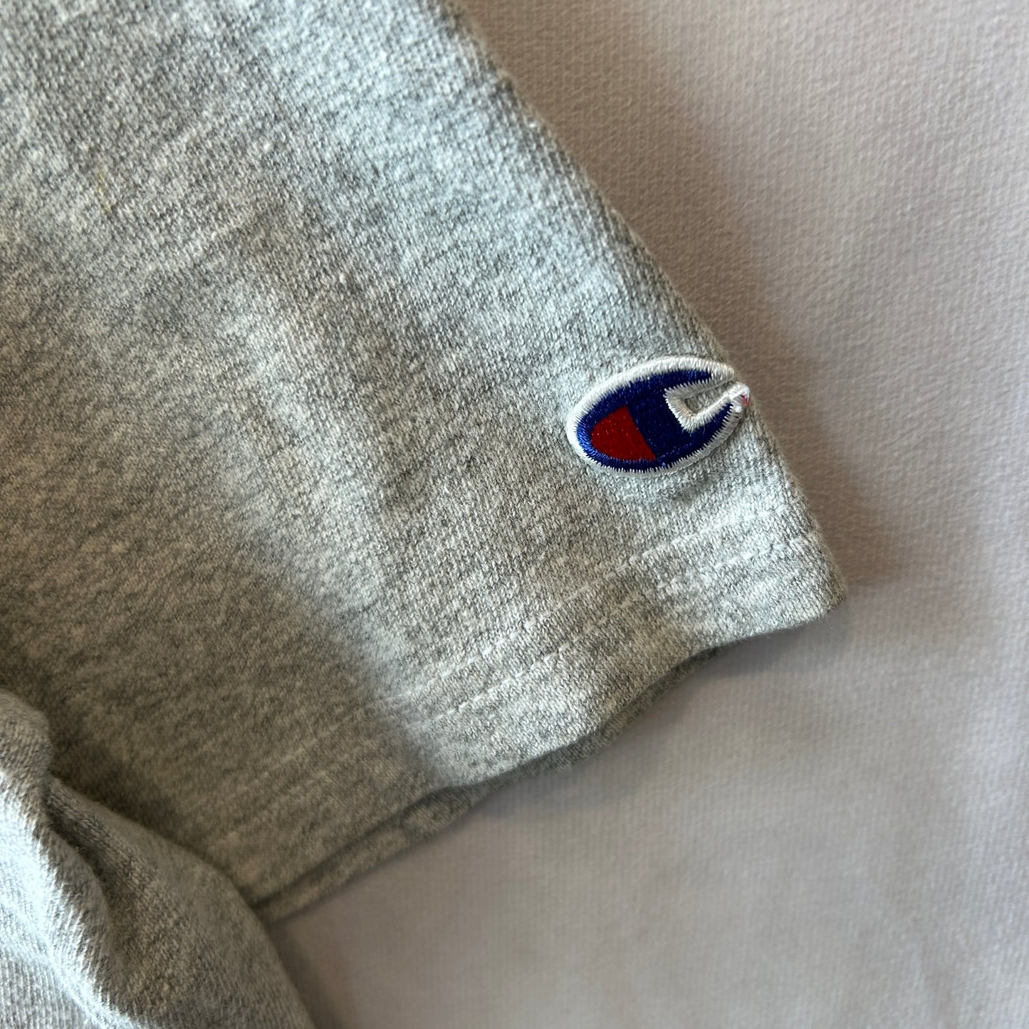 90's Champion チャンピオン ST.MARK'S カレッジTシャツ グレー(XL)/C00957T-SO
