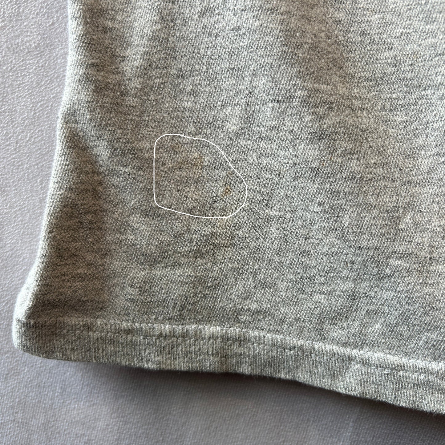 90's Champion チャンピオン ST.MARK'S カレッジTシャツ グレー(XL)/C00957T-SO