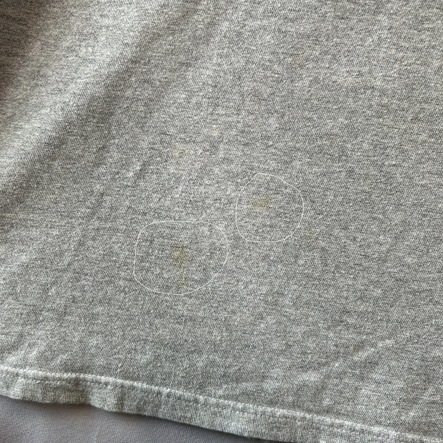 90's Champion チャンピオン ST.MARK'S カレッジTシャツ グレー(XL)/C00957T-SO