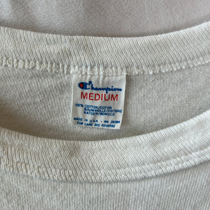80's Champion チャンピオン トリコタグ LSU(ルイジアナ州立大学) カレッジTシャツ ミッキー Disney 白(M)/C0958T-SO