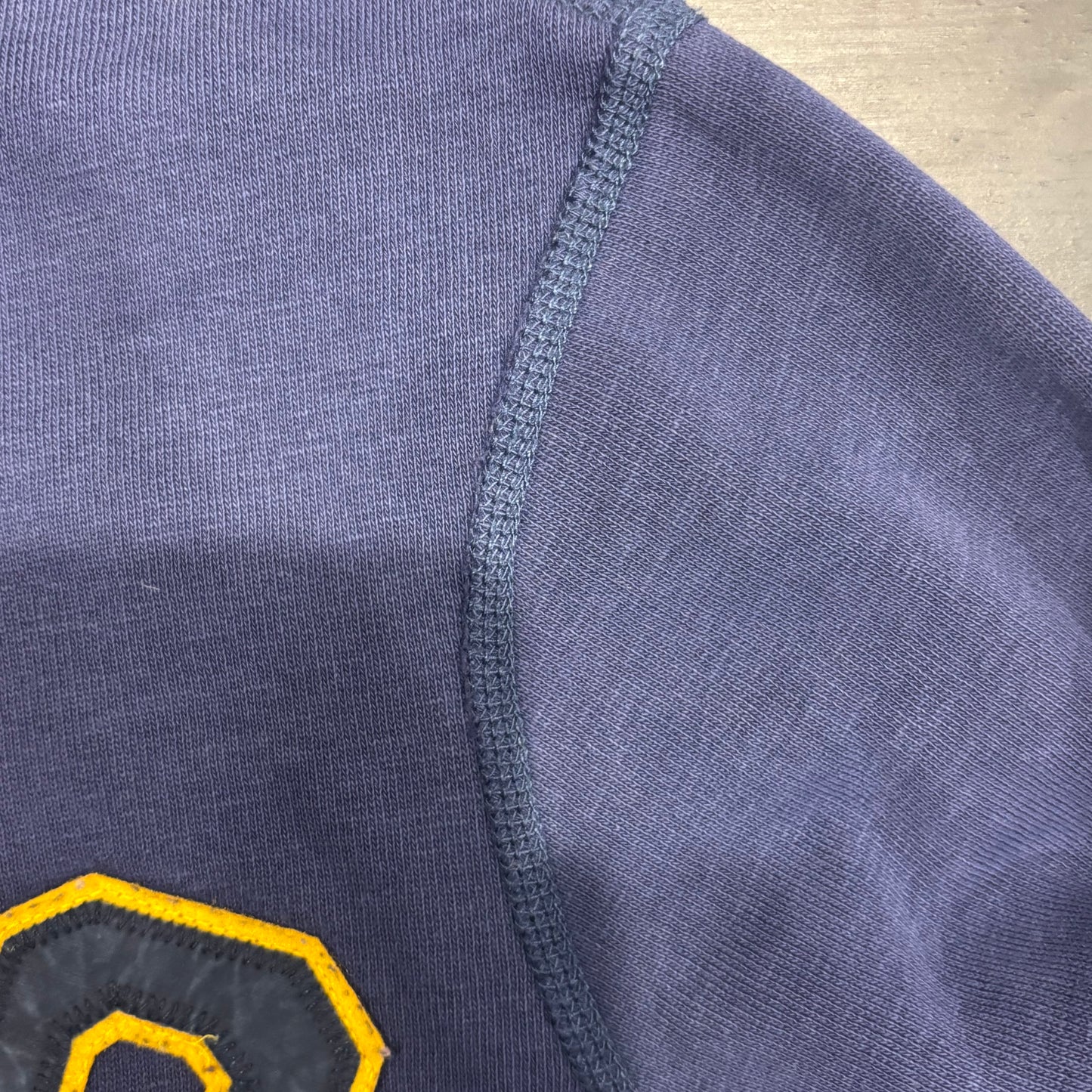 00's Ralph Lauren ラルフローレン "POLOワッペン" 両Vスウェット 紺 (S)B0401S-SO