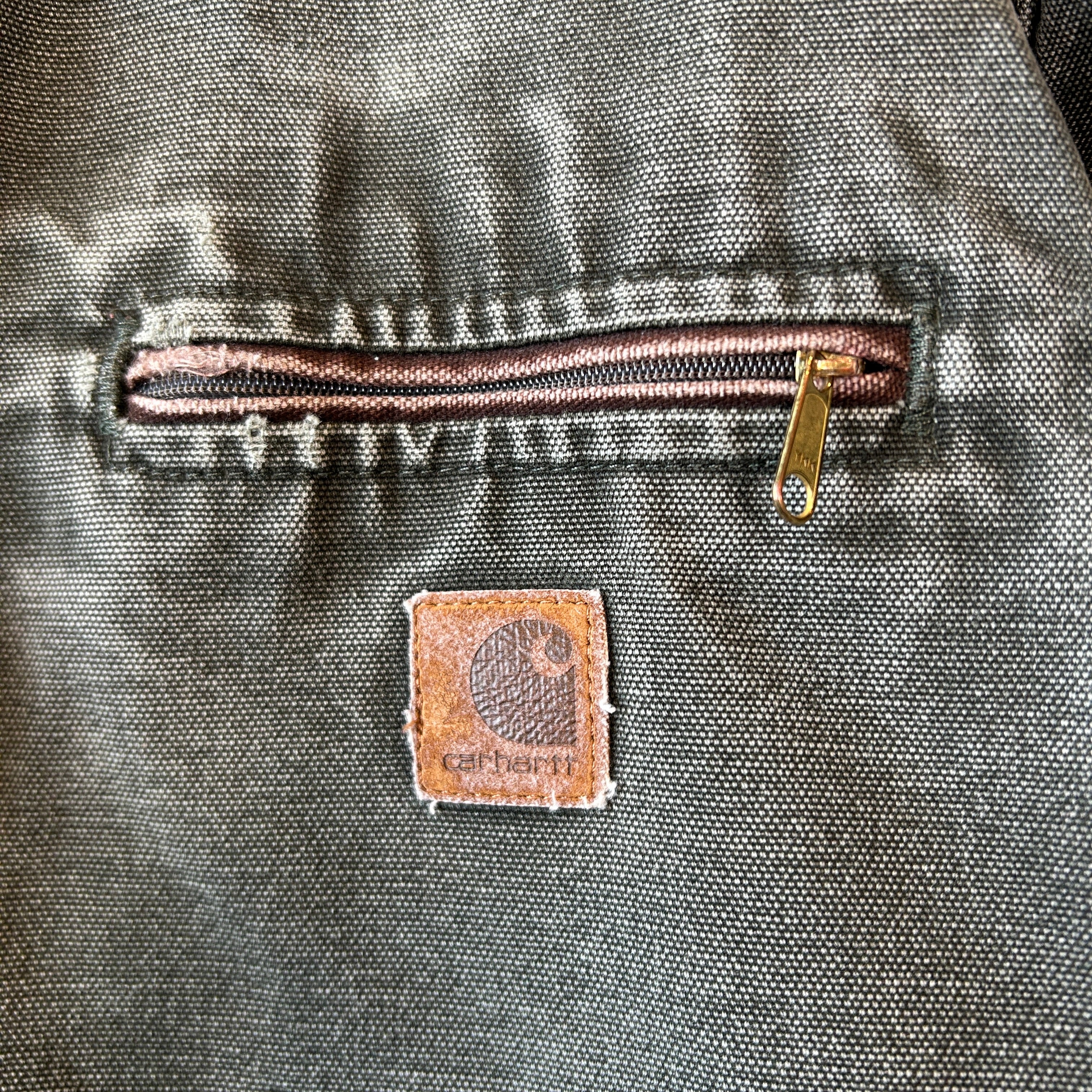 00's Carhartt カーハートJ97 MOS デトロイトジャケット モスグリーン