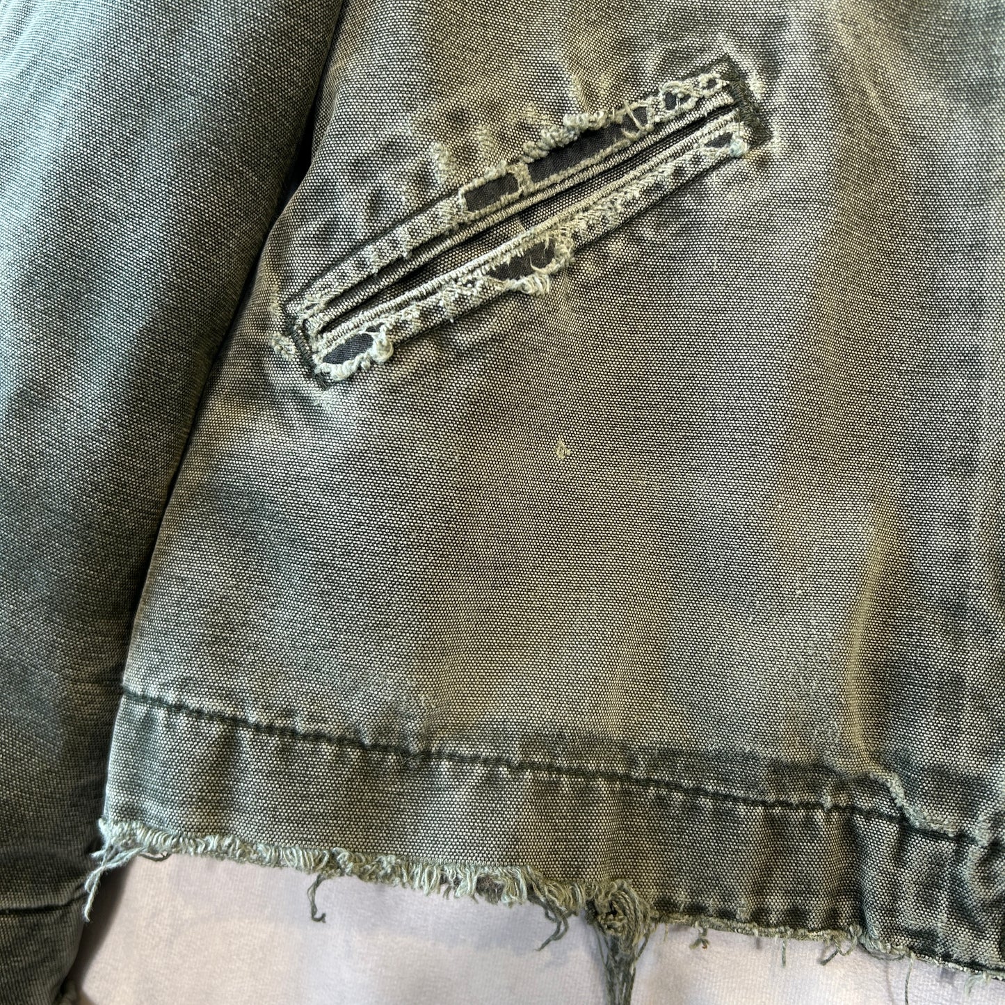 00's Carhartt カーハートJ97 MOS 　デトロイトジャケット モスグリーン(L)/B3419J-SO