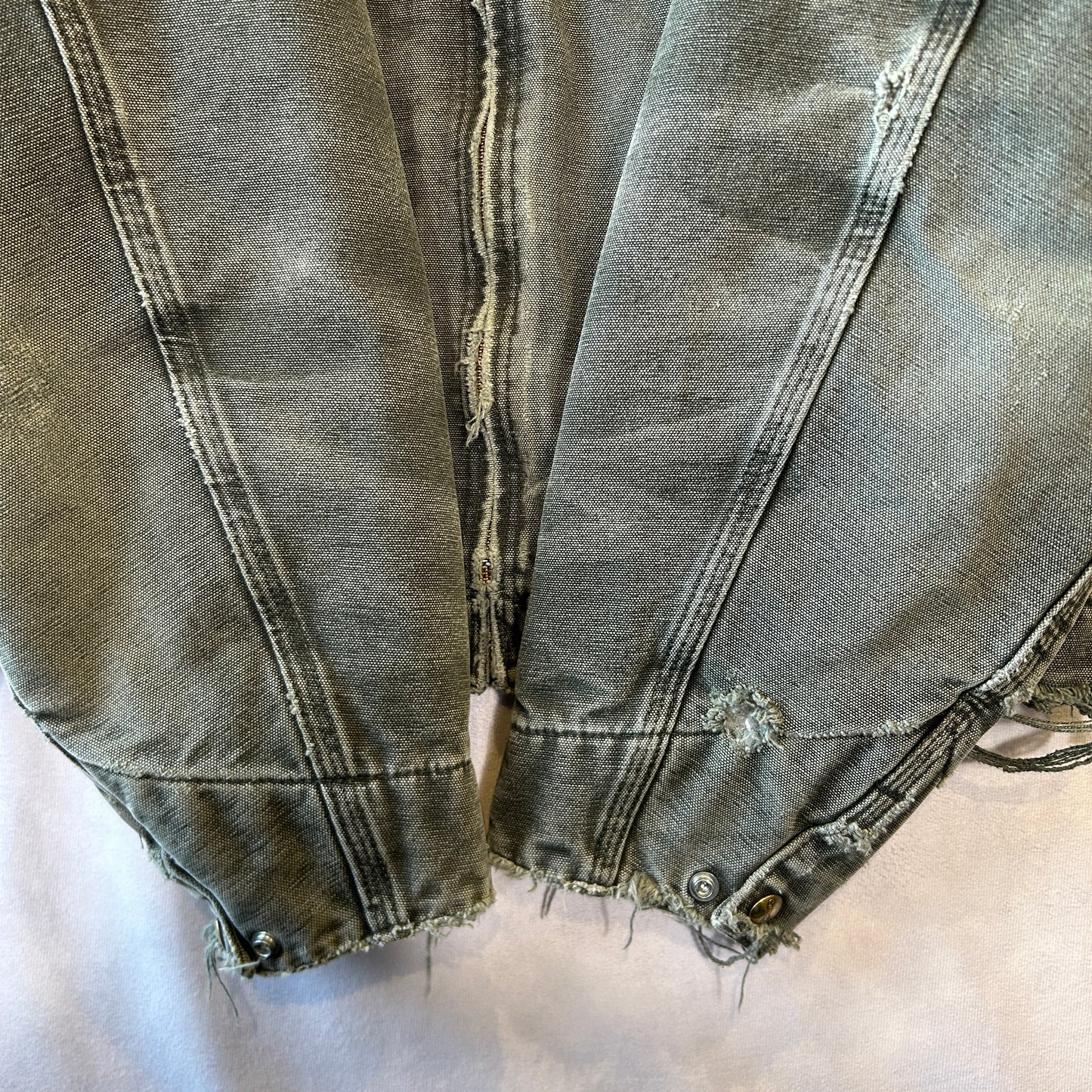 00's Carhartt カーハートJ97 MOS 　デトロイトジャケット モスグリーン(L)/B3419J-SO