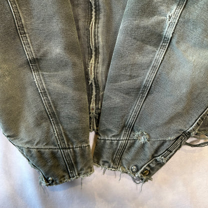 00's Carhartt カーハートJ97 MOS 　デトロイトジャケット モスグリーン(L)/B3419J-SO