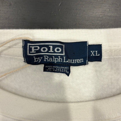 00's Ralph Lauren ラルフローレン 無地スウェット 白 (XL)/B1204S-SO