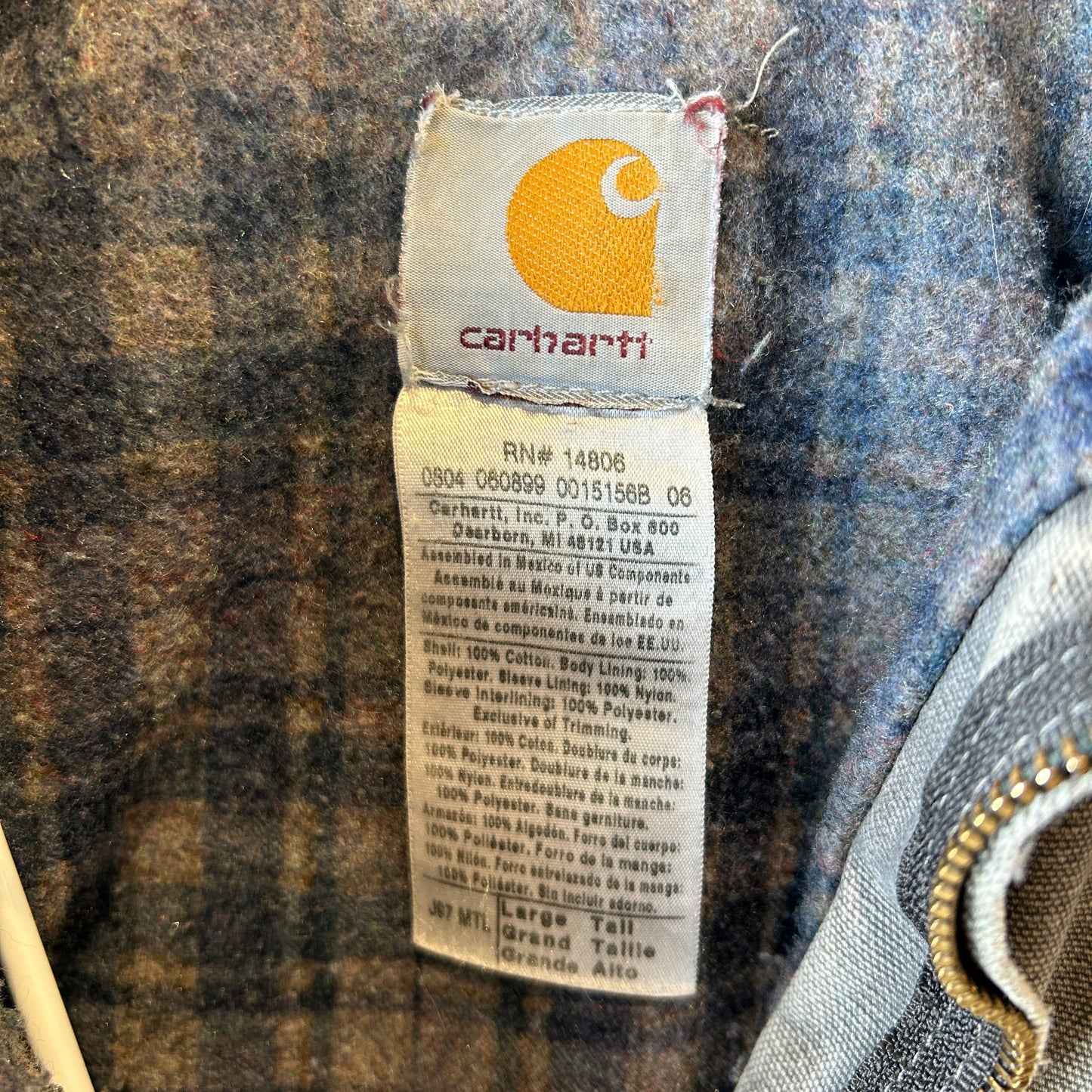 00's Carhartt カーハート J97 MTL デトロイトジャケット (L-Tall)/B3422J-SO