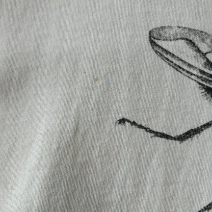 90's Levi's  リーバイス Buttoned Fly(ボタンフライ) 501 プリントTシャツ 白(XL)/C0969T-SO