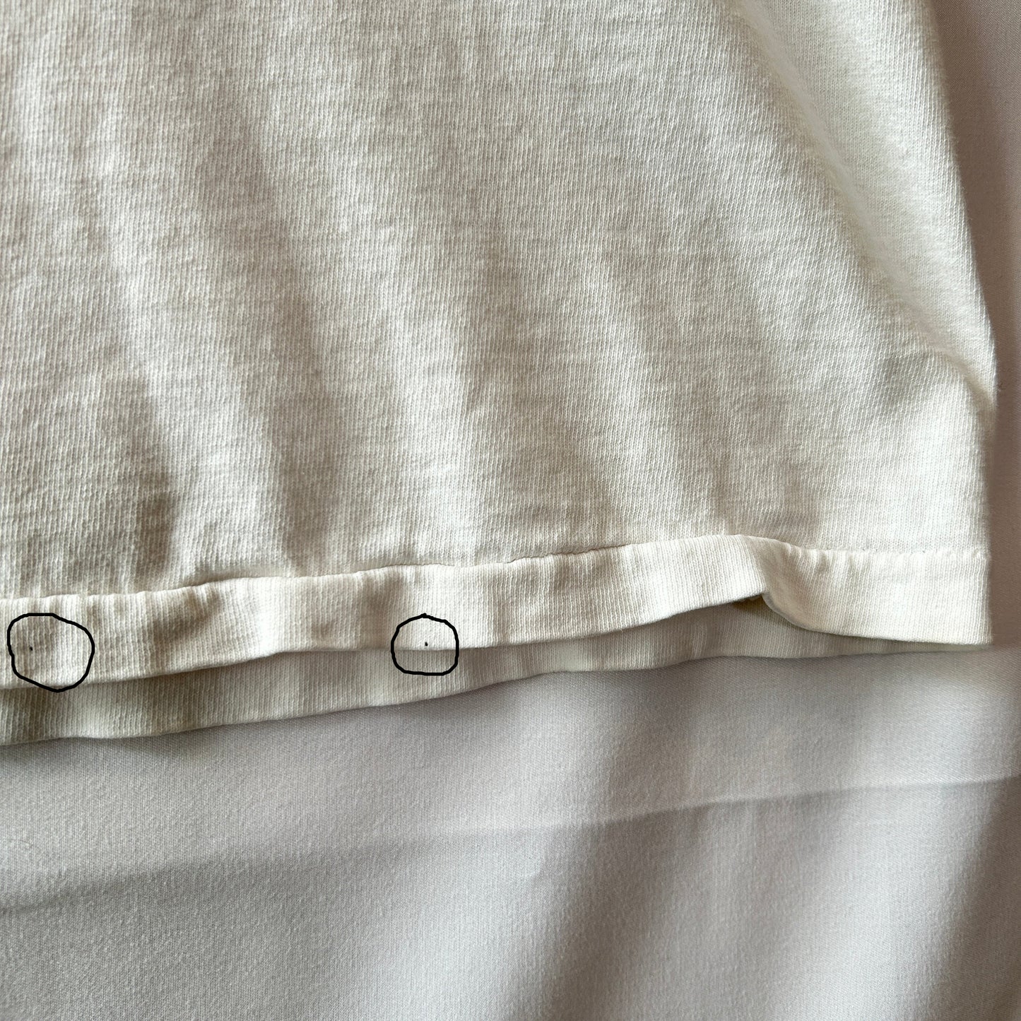 90's Levi's  リーバイス Buttoned Fly(ボタンフライ) 501 プリントTシャツ 白(XL)/C0969T-SO