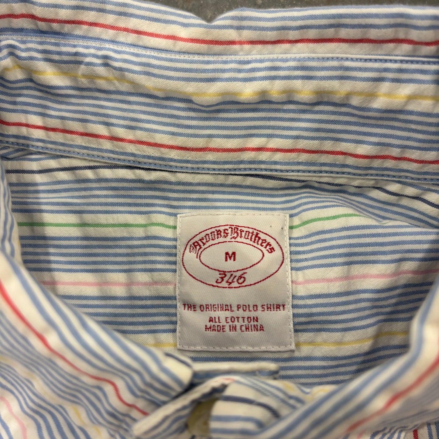 00's Brooks Brothers ブルックスブラザーズ ストライプ シアサッカーシャツ マルチカラー (M) /A8064SH-SO
