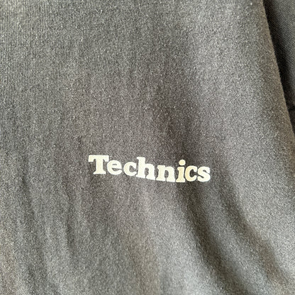 90's Technics テクニクス DMC World Championships Tシャツ ターンテーブル 黒(XL)/C0294T-SO
