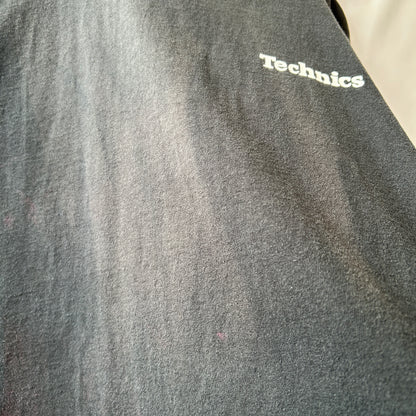 90's Technics テクニクス DMC World Championships Tシャツ ターンテーブル 黒(XL)/C0294T-SO