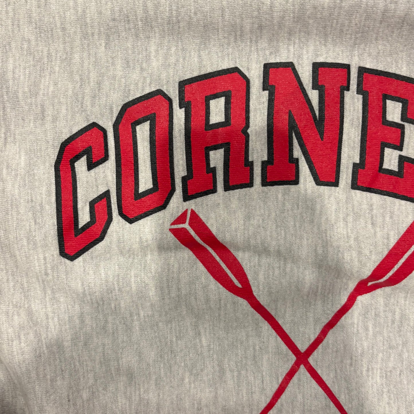 00's Champion "Cornell Crew" リバースウィーブ カレッジスウェット 白 (XL)/A1008S-SO