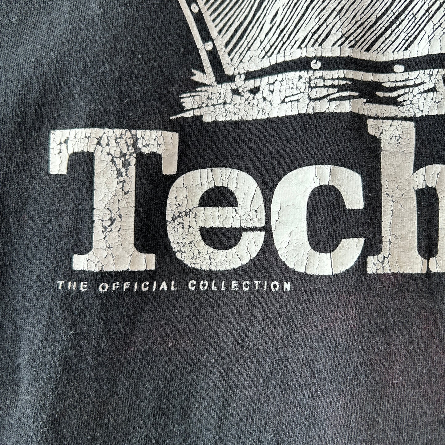 90's Technics テクニクス DMC World Championships Tシャツ ターンテーブル 黒(XL)/C0294T-SO