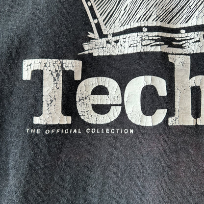 90's Technics テクニクス DMC World Championships Tシャツ ターンテーブル 黒(XL)/C0294T-SO