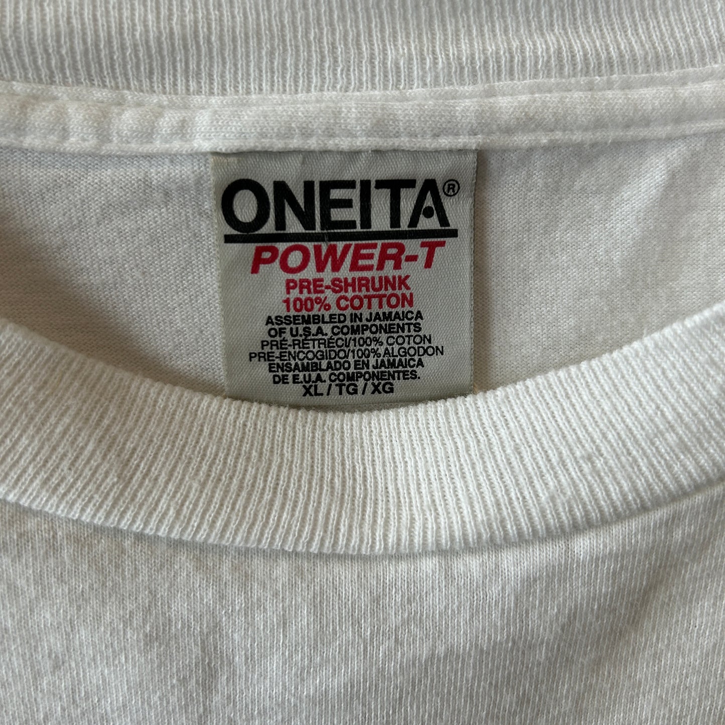 90's Sweet Sounds of Soul Tour '98 アース・ウィンド＆ファイア アイズレー・ブラザーズ オージェイズ 白 ONEITA(XL)/A402