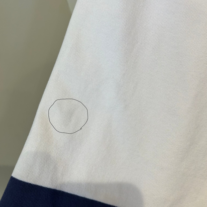 90's Polo Ralph Lauren ラルフローレン"Polo Stadium 1992"OG ラガーシャツ 赤白紺(XL)/B2385T-SO