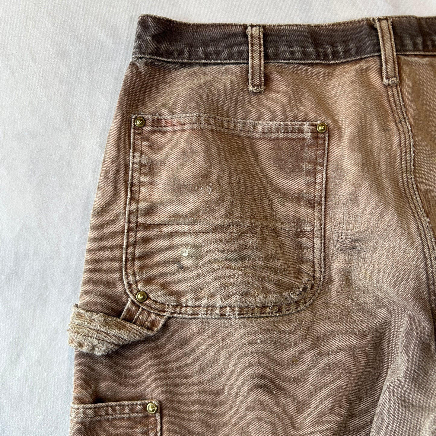 00's Carhartt カーハート ダブルニー ワークパンツ ペインター 襤褸 B136 DKB(34×30)/B3425P-SO