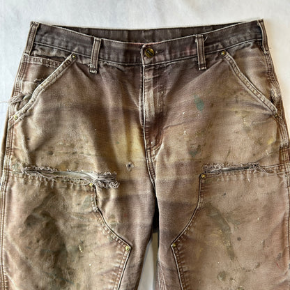 00's Carhartt カーハート ダブルニー ワークパンツ ペインター 襤褸 B136 DKB(34×30)/B3425P-SO
