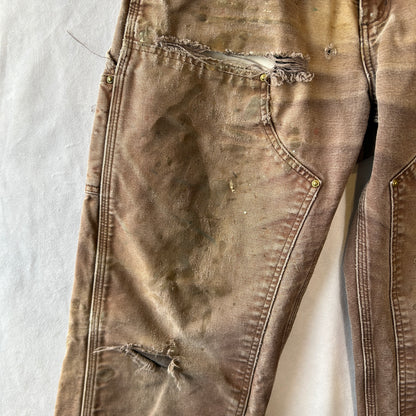 00's Carhartt カーハート ダブルニー ワークパンツ ペインター 襤褸 B136 DKB(34×30)/B3425P-SO