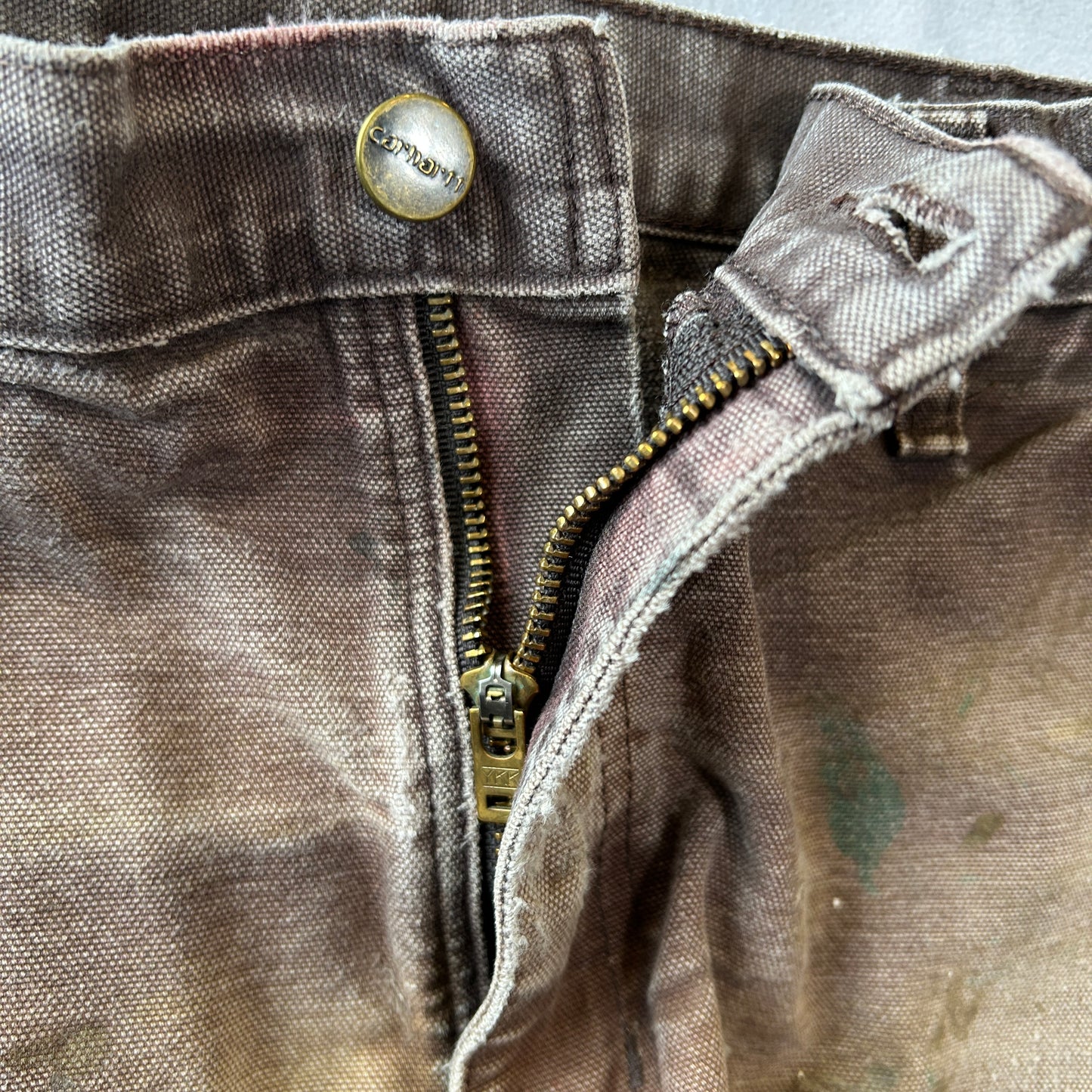 00's Carhartt カーハート ダブルニー ワークパンツ ペインター 襤褸 B136 DKB(34×30)/B3425P-SO