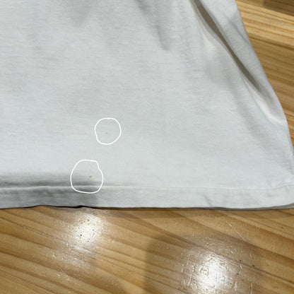 90's Levi's  リーバイス Buttoned Fly(ボタンフライ) 501 プリントTシャツ 白(XL)/C0969T-SO