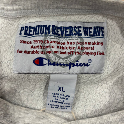 00's Champion "Indiana University" リバースウィーブ カレッジスウェット 白 (XL)/A2143S-SO