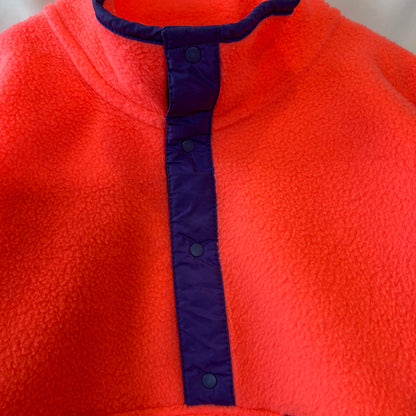 ミントコンディション 90's Patagonia パタゴニア スナップT フリースプルオーバー ピンク/パープル (L)/C1738F-SO