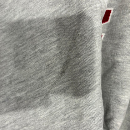 00's Champion "Indiana University" リバースウィーブ カレッジスウェット 白 (XL)/A2143S-SO