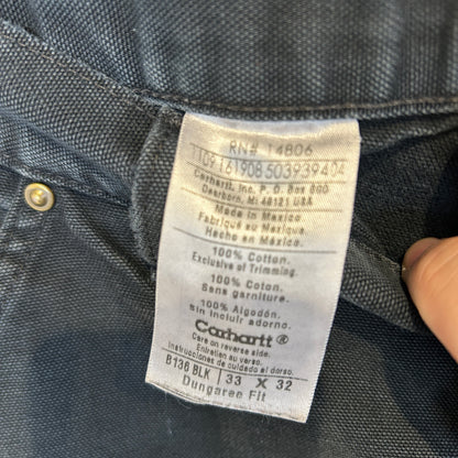 00's Carhartt カーハート ダブルニー ワークパンツ ペインター B136-BLK(33×32)/B3432P-SO