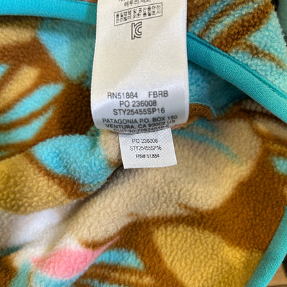 2016 Patagonia パタゴニア スナップT フリースプルオーバー Feather Dance (Women's M)/C1536F-SO