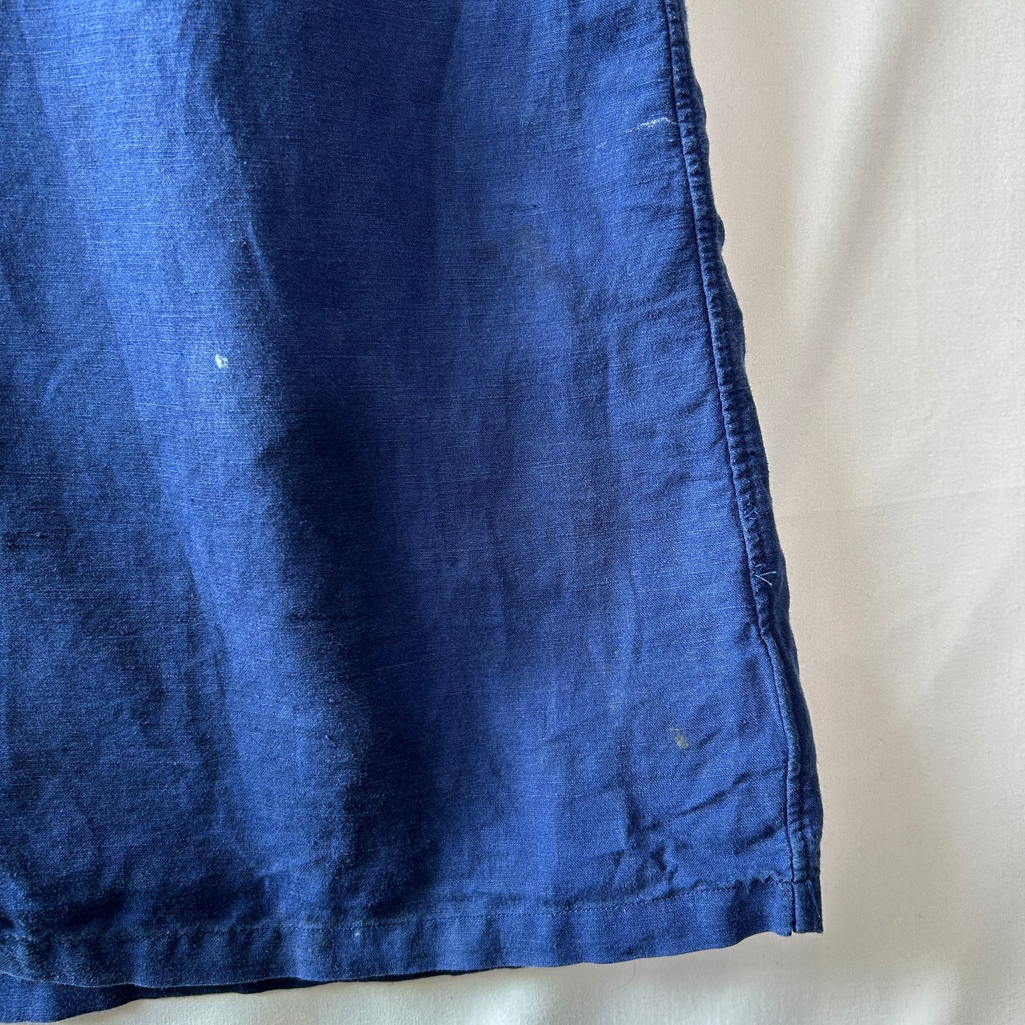 Polo Ralph Lauren ラルフローレン リネン混 オープンカラーシャツ ネイビー(L)/C0976SH-SO