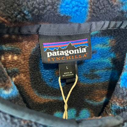 2024 Patagonia パタゴニア スナップT フリースプルオーバー "Across Oceans" (L)/C1534F-SO