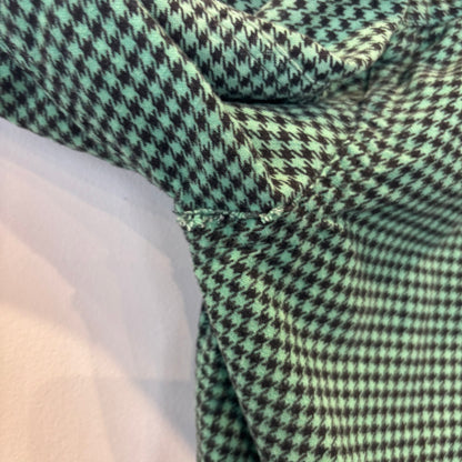 50's Freetline 千鳥格子柄 オープンカラーシャツ 黒緑 (S)/C0234S-SO