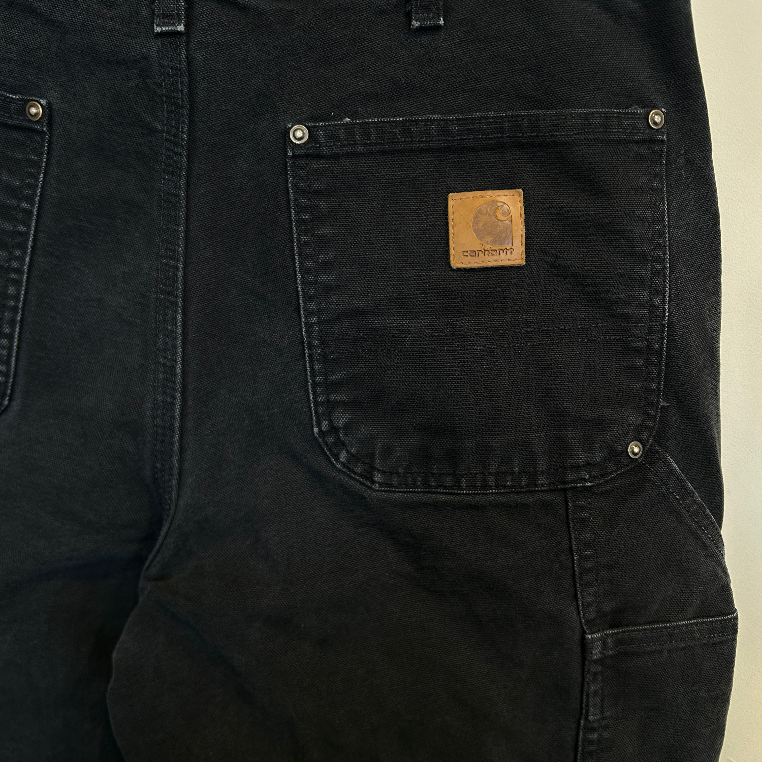 Carhartt カーハート B136-BLK ダブルニーワークパンツ Loose Fit