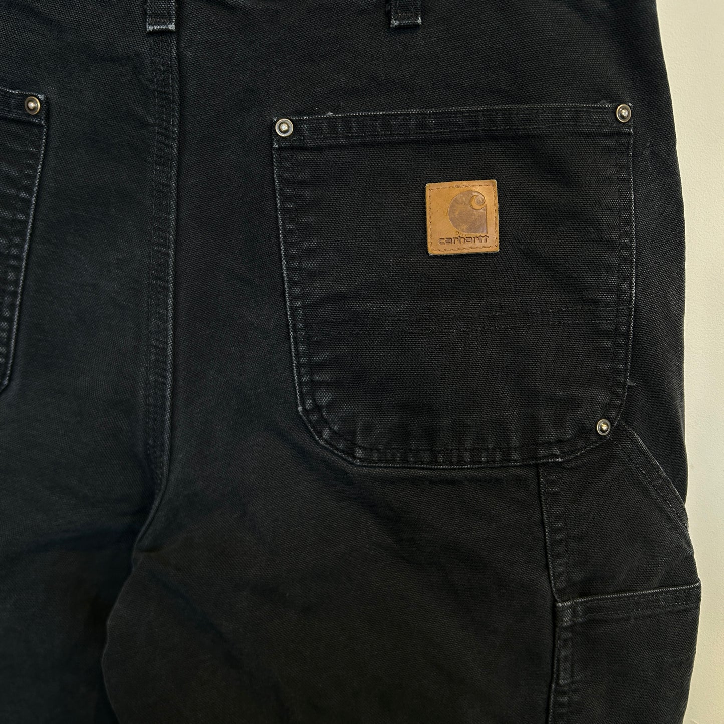 Carhartt カーハート B136-BLK ダブルニーワークパンツ Loose Fit ペインター (34×32)/B3426P-SO