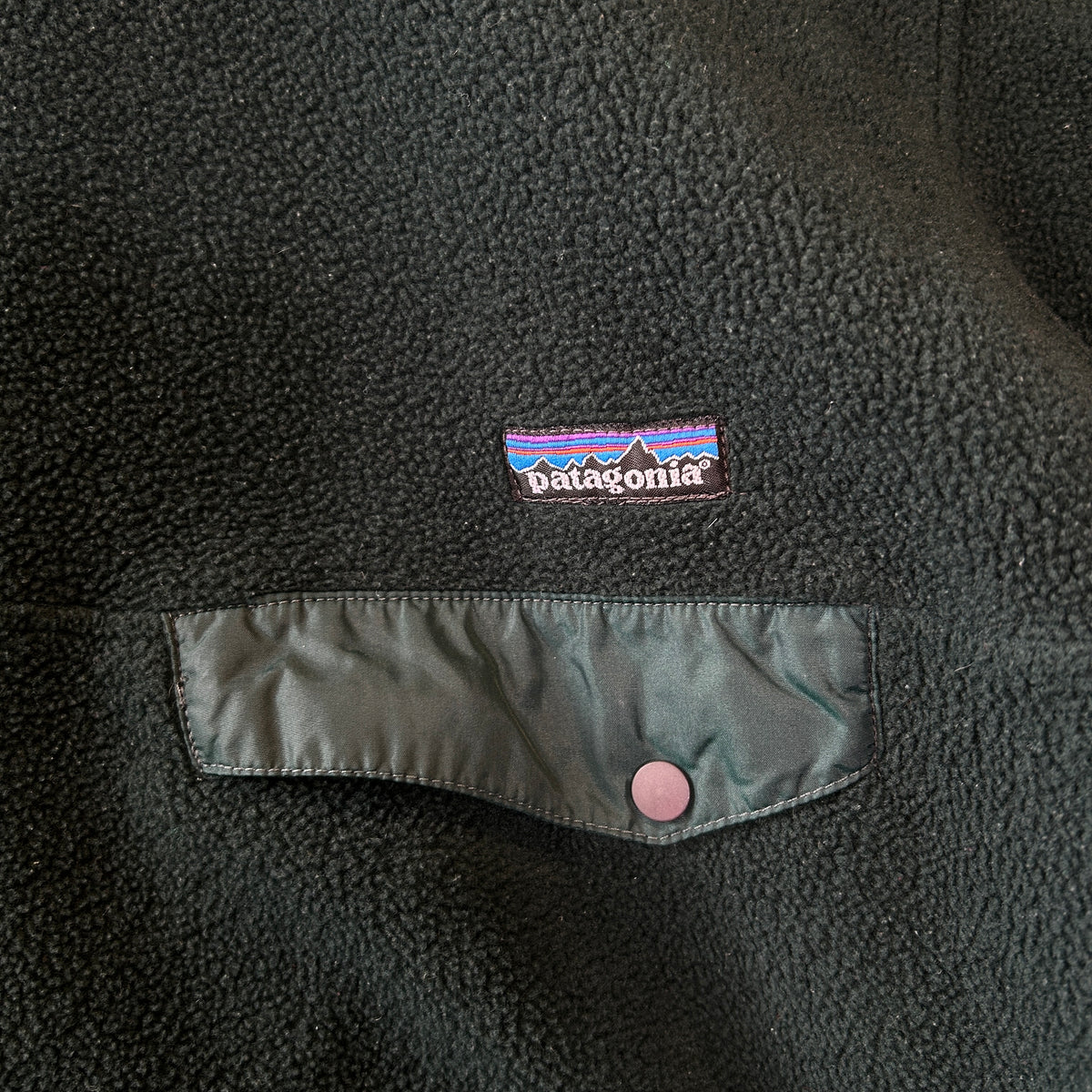 98' Patagonia パタゴニア スナップT  フリースプルオーバー グリーン(L)/C1735F-SO